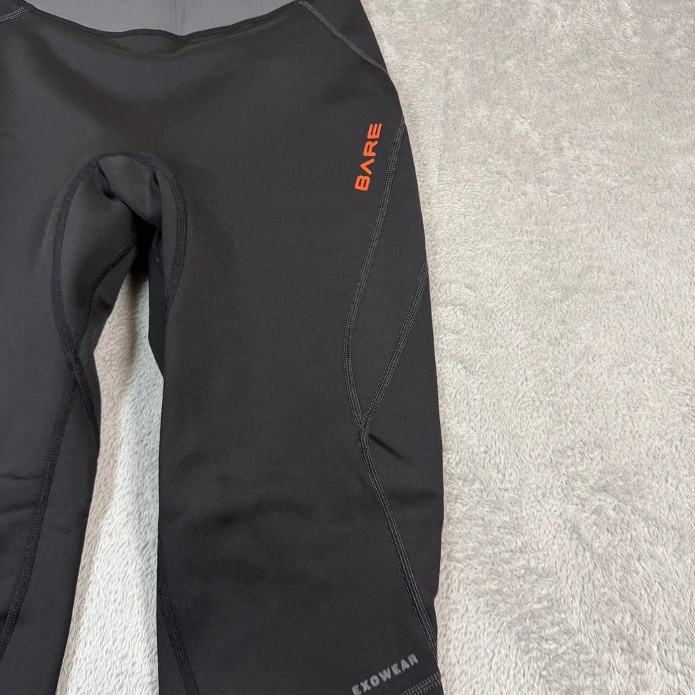 BARE Exowear Pants Men ML/MG Black Stirrup Scuba Diving Thermal Undergarment